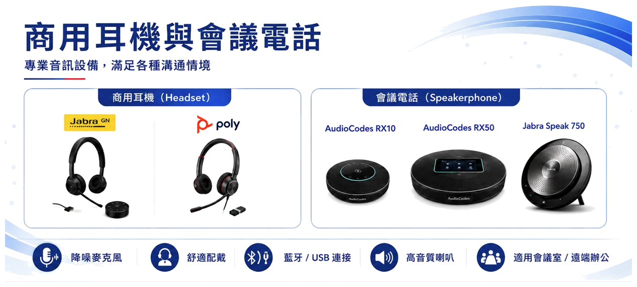 耳機與會議電話